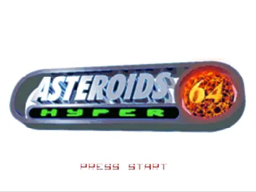 Asteroids Hyper 64 (USA) screen shot title